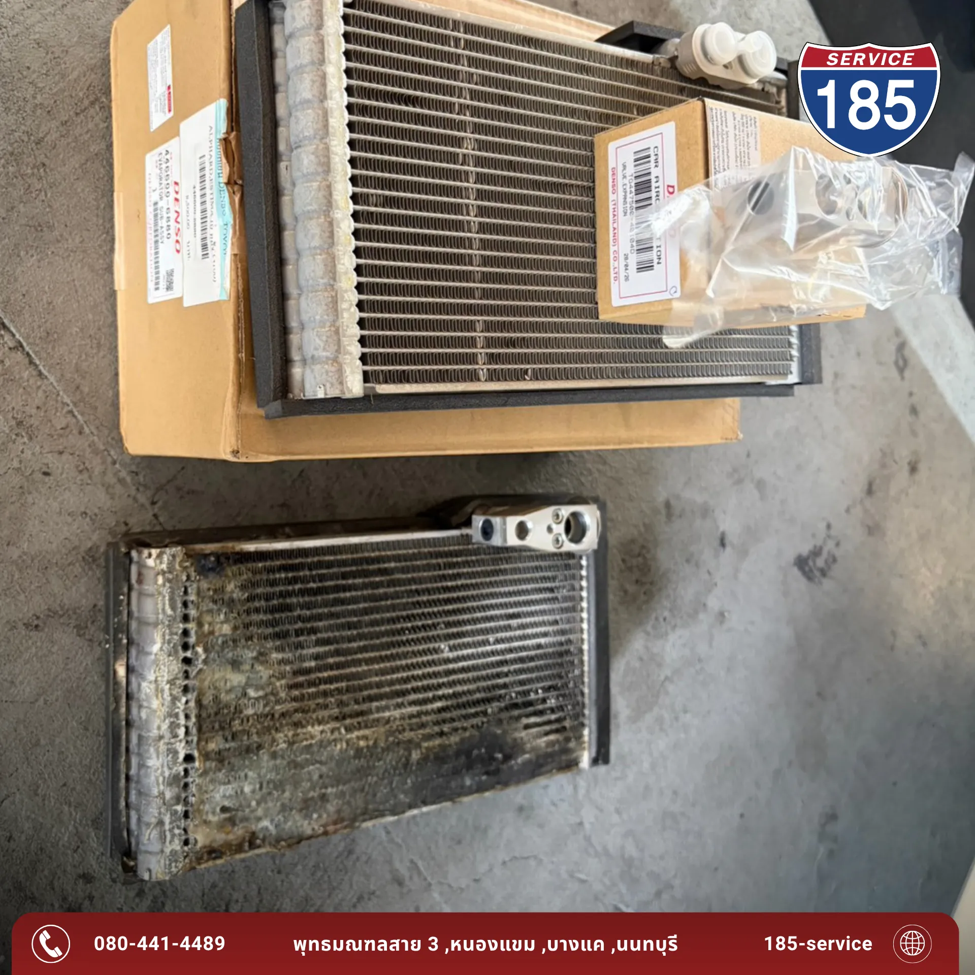 Toyota Alphard แอร์ไม่เย็น ค่อยๆ เย็นน้อยลง ตู้แอร์รั่วซึมหน้า-หลัง เปลี่ยนคอยล์เย็นแท้ DENSO ภาพที่ 4